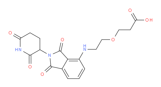 3-(2-{[2-(2,6-dioxopiperidin-3-yl)-1,3-dioxo-2,3-dihydro-1H-isoindol-4-yl]amino}ethoxy)propanoic acid