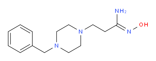 3-(4-benzylpiperazin-1-yl)-N'-hydroxypropanimidamide