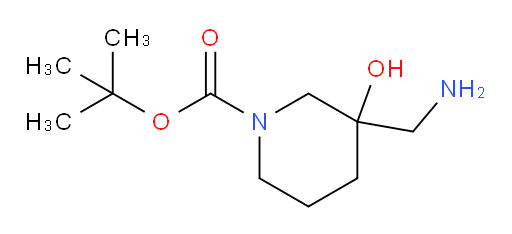 tert-butyl 3-(aminomethyl)-3-hydroxypiperidine-1-carboxylate
