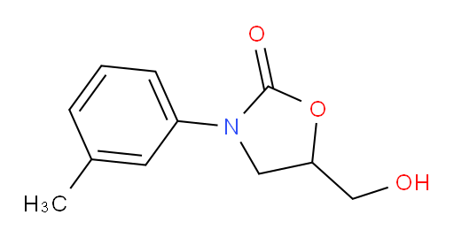 5-(hydroxymethyl)-3-(3-methylphenyl)-1,3-oxazolidin-2-one