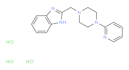 2-{[4-(pyridin-2-yl)piperazin-1-yl]methyl}-1H-1,3-benzodiazole trihydrochloride