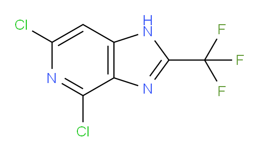4,6-dichloro-2-(trifluoromethyl)-1H-imidazo[4,5-c]pyridine