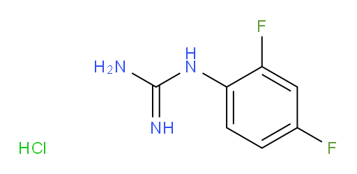 N-(2,4-difluorophenyl)guanidine hydrochloride