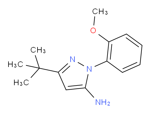 3-tert-butyl-1-(2-methoxyphenyl)-1H-pyrazol-5-amine