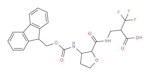 2-({[3-({[(9H-fluoren-9-yl)methoxy]carbonyl}amino)oxolan-2-yl]formamido}methyl)-3,3,3-trifluoropropanoic acid
