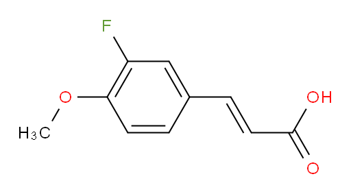 3-(3-fluoro-4-methoxyphenyl)prop-2-enoic acid