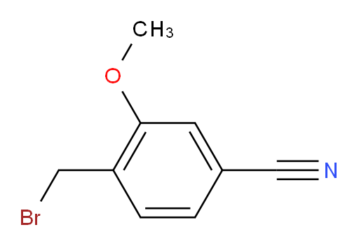 4-(bromomethyl)-3-methoxybenzonitrile