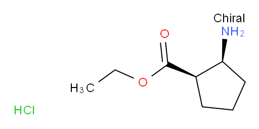 (1R,2S)-ethyl 2-aminocyclopentanecarboxylate hydrochloride