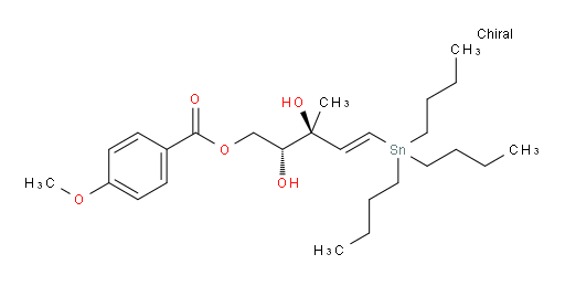 (2R,3S,E)-2,3-dihydroxy-3-methyl-5-(tributylstannyl)pent-4-en-1-yl 4-methoxybenzoate
