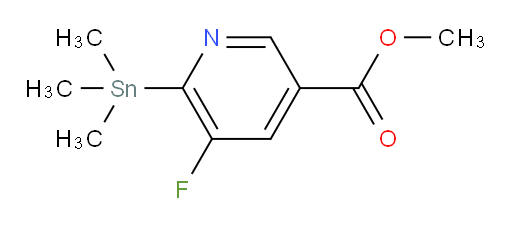 methyl 5-fluoro-6-(trimethylstannyl)nicotinate