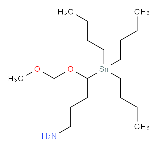 4-(methoxymethoxy)-4-(tributylstannyl)butan-1-amine