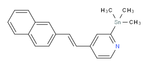 (E)-4-(2-(naphthalen-2-yl)vinyl)-2-(trimethylstannyl)pyridine