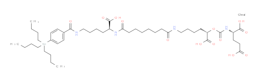 (7S,22S,26S)-1,9,16,24-tetraoxo-1-(4-(tributylstannyl)phenyl)-23-oxa-2,8,17,25-tetraazaoctacosane-7,22,26,28-tetracarboxylic acid
