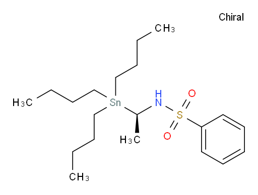 (R)-N-(1-(tributylstannyl)ethyl)benzenesulfonamide