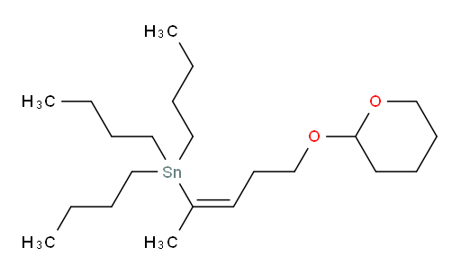 (Z)-tributyl(5-((tetrahydro-2H-pyran-2-yl)oxy)pent-2-en-2-yl)stannane