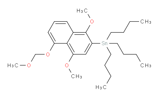 tributyl(1,4-dimethoxy-5-(methoxymethoxy)naphthalen-2-yl)stannane