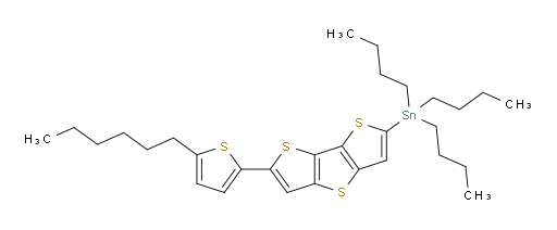 tributyl(6-(5-hexylthiophen-2-yl)dithieno[3,2-b:2',3'-d]thiophen-2-yl)stannane