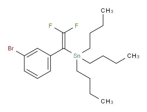 (1-(3-bromophenyl)-2,2-difluorovinyl)tributylstannane