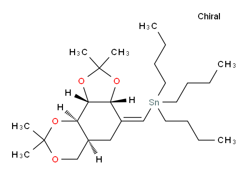 tributyl((Z)-((3aR,5aS,9aR,9bS)-2,2,8,8-tetramethyldihydro-3aH-[1,3]dioxolo[4',5':5,6]benzo[1,2-d][1,3]dioxin-4(5H,9aH,9bH)-ylidene)methyl)stannane