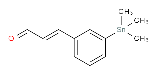 (E)-3-(3-(trimethylstannyl)phenyl)acrylaldehyde