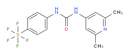 [4-[[[(2,6-Dimethyl-4-pyridinyl)amino]carbonyl]amino]phenyl]sulfur pentafluoride