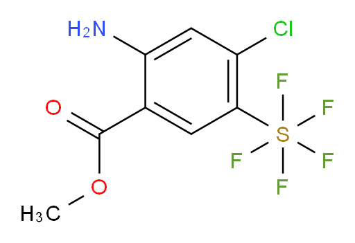 [4-amino-2-chloro-5-(methoxycarbonyl)phenyl]sulfur pentafluoride
