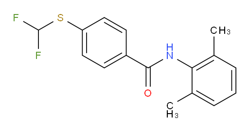 4-((difluoromethyl)thio)-N-(2,6-dimethylphenyl)benzamide