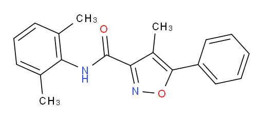 N-(2,6-dimethylphenyl)-4-methyl-5-phenylisoxazole-3-carboxamide