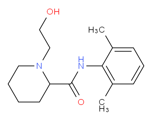 N-(2,6-dimethylphenyl)-1-(2-hydroxyethyl)piperidine-2-carboxamide