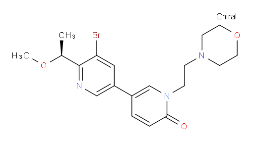 (S)-5'-bromo-6'-(1-methoxyethyl)-1-(2-morpholinoethyl)-[3,3'-bipyridin]-6(1H)-one