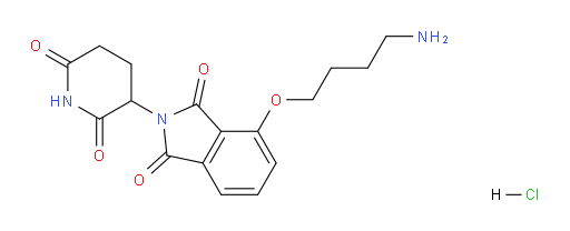 4-(4-aminobutoxy)-2-(2,6-dioxopiperidin-3-yl)isoindoline-1,3-dione hydrochloride