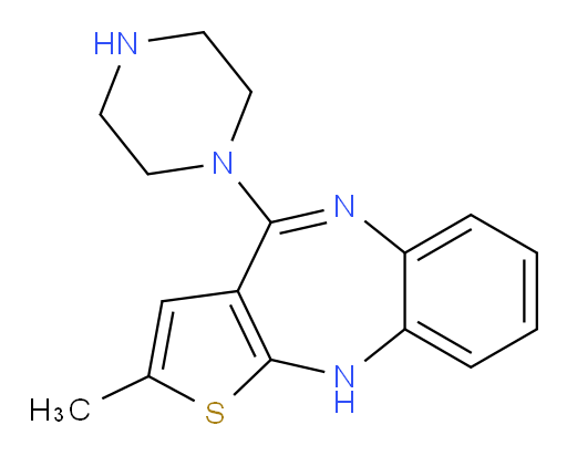 2-methyl-4-(piperazin-1-yl)-10H-benzo[b]thieno[2,3-e][1,4]diazepine