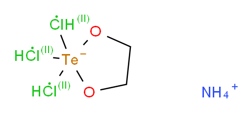 Tellurate(1-), trichloro[1,2-ethanediolato(2-)-κO1,κO2]-, ammonium (1:1), (SP-5-22)- (9CI, ACI)
