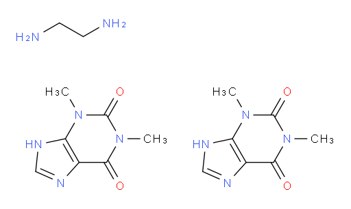 1,3-dimethyl-1H-purine-2,6(3H,9H)-dione compound with ethane-1,2-diamine (2:1)