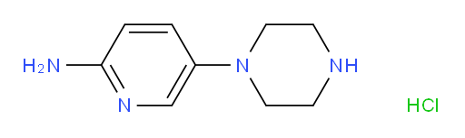 2-Pyridinamine, 5-(1-piperazinyl)-, hydrochloride (1:1)