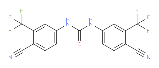 1,3-bis(4-cyano-3-(trifluoromethyl)phenyl)urea