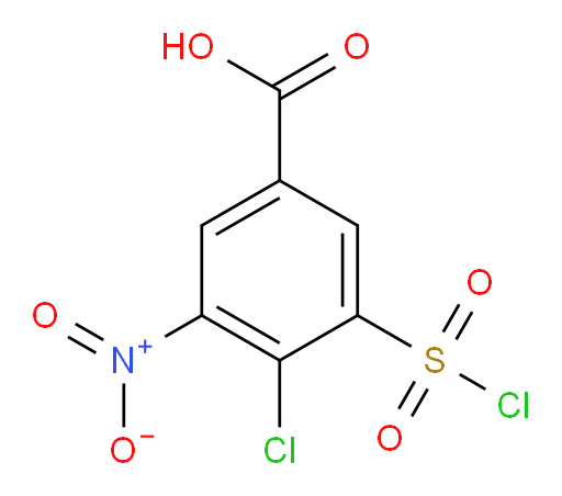 4-chloro-3-(chlorosulfonyl)-5-nitrobenzoic acid