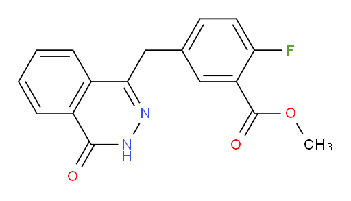 methyl 2-fluoro-5-((4-oxo-3,4-dihydrophthalazin-1-yl)methyl)benzoate