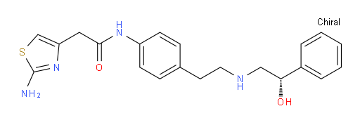 (S)-2-(2-aminothiazol-4-yl)-N-(4-(2-((2-hydroxy-2-phenylethyl)amino)ethyl)phenyl)acetamide