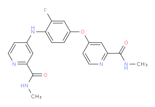 4-[3-Fluoro-4-[[2-[(methylamino)carbonyl]-4-pyridinyl]amino]phenoxy]-N-methyl-2-pyridinecarboxamide
