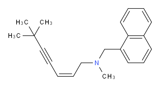 (Z)-N,6,6-trimethyl-N-(naphthalen-1-ylmethyl)hept-2-en-4-yn-1-amine