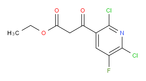 ethyl 3-(2,6-dichloro-5-fluoropyridin-3-yl)-3-oxopropanoate