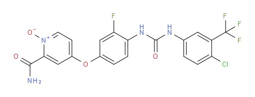 2-Pyridinecarboxamide, 4-[4-[[[[4-chloro-3-(trifluoromethyl)phenyl]amino]carbonyl]amino]-3-fluorophenoxy]-, 1-oxide