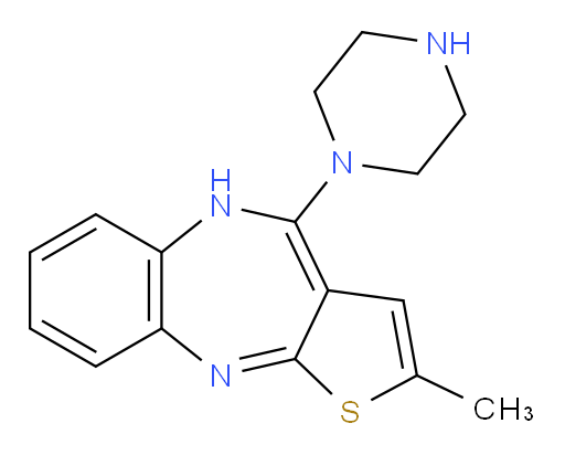 2-methyl-4-(piperazin-1-yl)-5H-benzo[b]thieno[2,3-e][1,4]diazepine