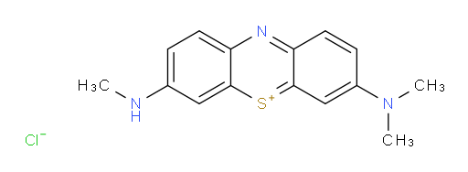 3-(dimethylamino)-7-(methylamino)phenothiazin-5-ium chloride