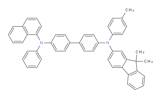 N4-(9,9-dimethyl-9H-fluoren-2-yl)-N4'-(naphthalen-1-yl)-N4'-phenyl-N4-(p-tolyl)-[1,1'-biphenyl]-4,4'-diamine