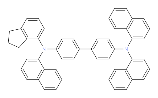 N4-(2,3-dihydro-1H-inden-4-yl)-N4,N4',N4'-tri(naphthalen-1-yl)-[1,1'-biphenyl]-4,4'-diamine