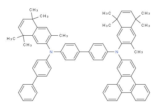 N4-([1,1'-biphenyl]-4-yl)-N4,N4'-bis(3,5,5,8,8-pentamethyl-5,8-dihydronaphthalen-2-yl)-N4'-(triphenylen-2-yl)-[1,1'-biphenyl]-4,4'-diamine