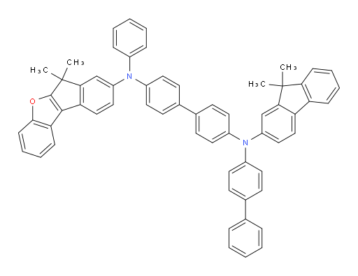 N4-([1,1'-biphenyl]-4-yl)-N4'-(6,6-dimethyl-6H-indeno[2,1-b]benzofuran-8-yl)-N4-(9,9-dimethyl-9H-fluoren-2-yl)-N4'-phenyl-[1,1'-biphenyl]-4,4'-diamine