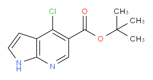 tert-butyl 4-chloro-1H-pyrrolo[2,3-b]pyridine-5-carboxylate